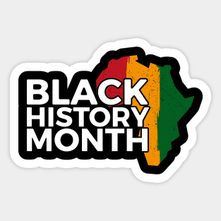 black history month africa Sticker